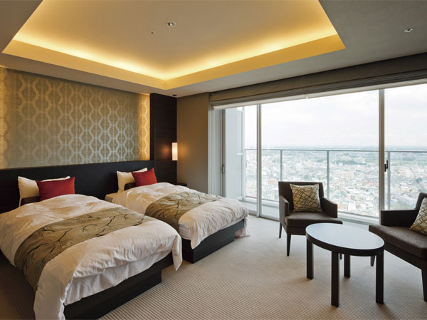 Shared facilities.  [Guest suite "Akatsuki" -akatsuki] Healing space at ease in a quiet green. Hotel-like sense of quality is, Deepen the relaxation. Interior decorated in modern color is also impressive.  ※ Utilization time / Accommodation 3:00 PM ~ 10:00AM ・ Paid (F Building 27F)