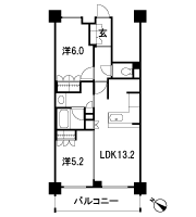 Floor: 2LDK, occupied area: 56.66 sq m, Price: 25,300,000 yen, now on sale