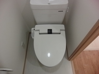 Toilet. Warm water washing toilet seat