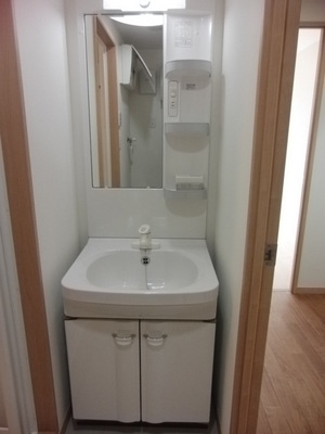 Washroom. Popular independent wash basin