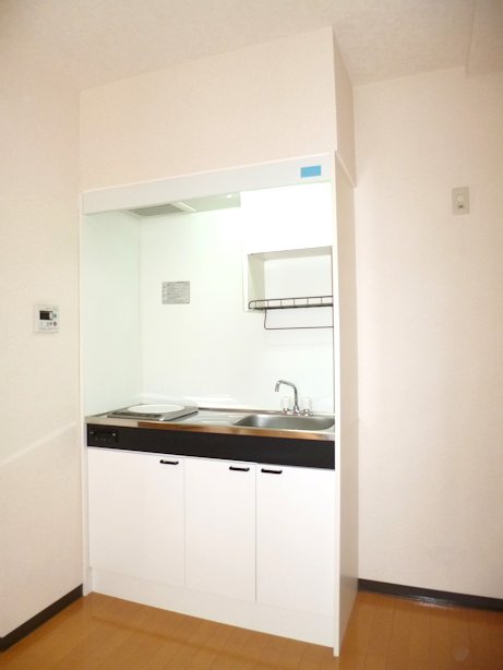 Kitchen. Easy-to-use kitchen in the IH cooking heater