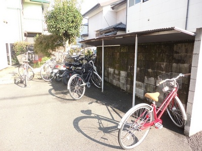 Other common areas. Bicycle parking space