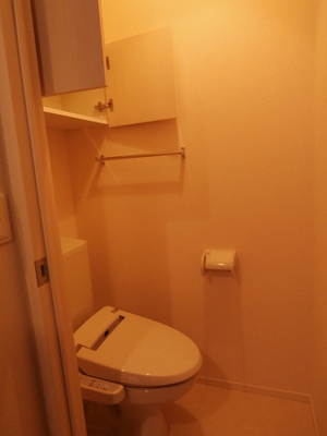 Toilet.  ☆ Warm water washing toilet seat ☆