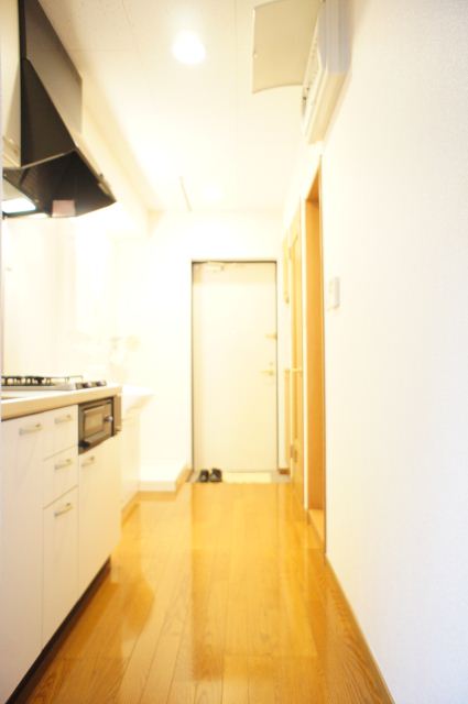 Kitchen. Also spacious taken around the kitchen