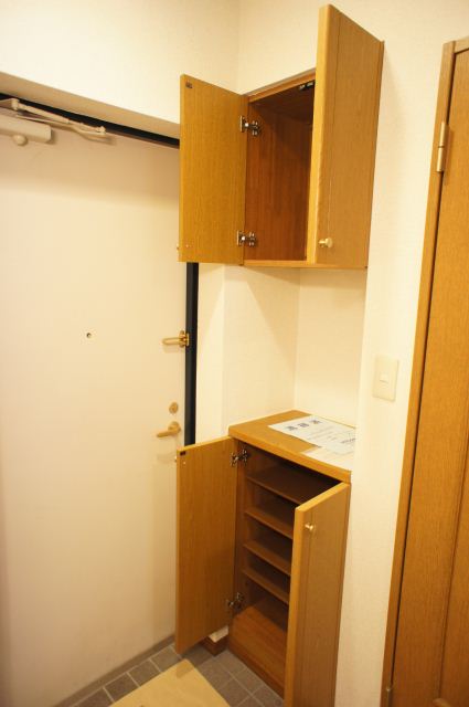 Entrance. It can be stored a lot.