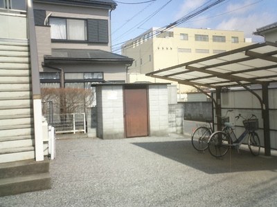 Other common areas. Covered parking lot