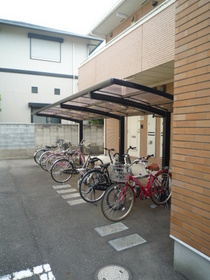 Other common areas. On-site bicycle parking lot
