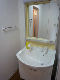 Washroom. Independent wash basin