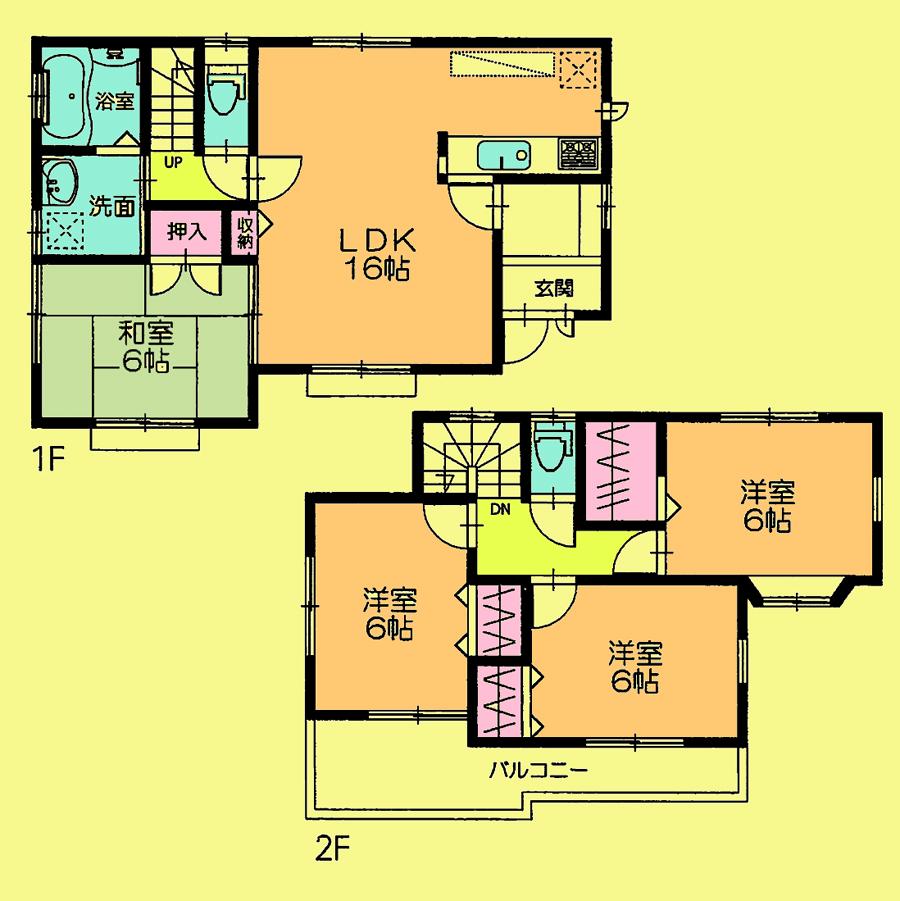 Floor plan. 30,800,000 yen, 4LDK, Land area 121.3 sq m , Building area 96.05 sq m located view in addition to this, It will be provided by the hope of design books, such as layout.