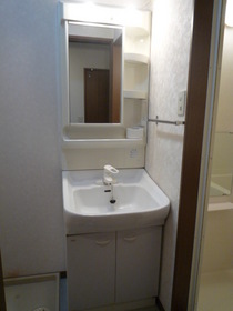 Washroom. Independent wash basin