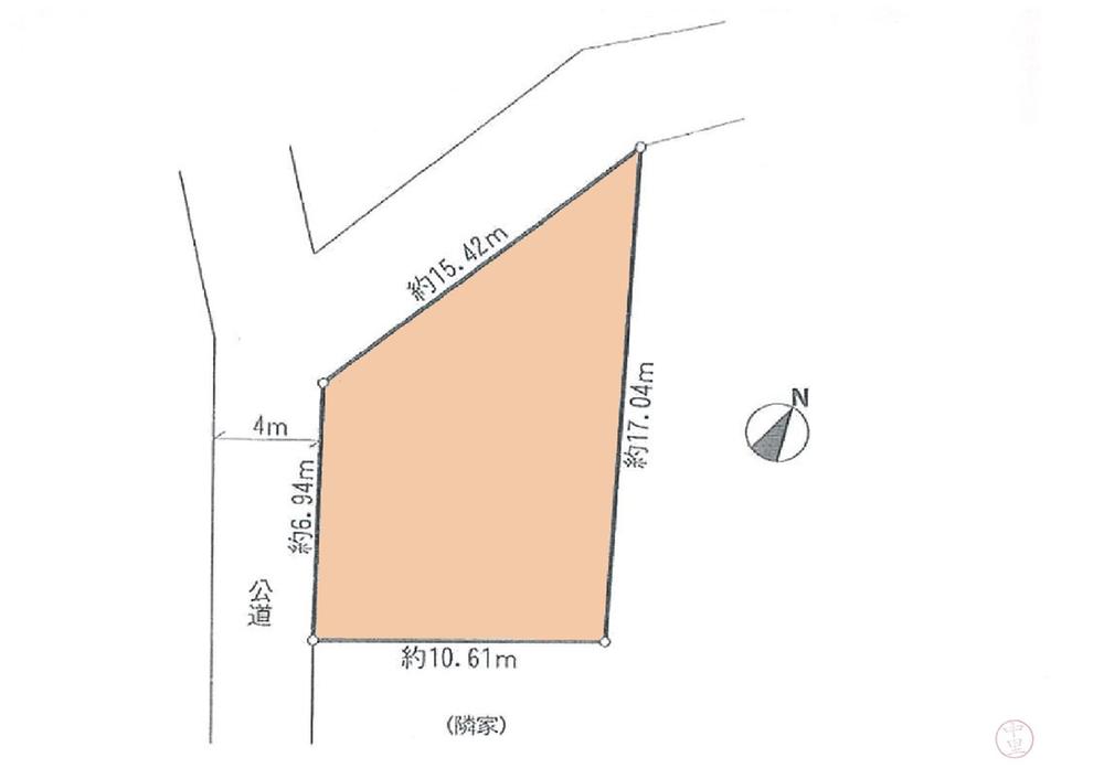 Compartment figure. Land price 42 million yen, Land area 131.45 sq m