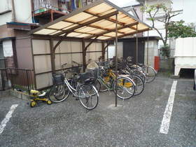 Other common areas. On-site bicycle parking lot