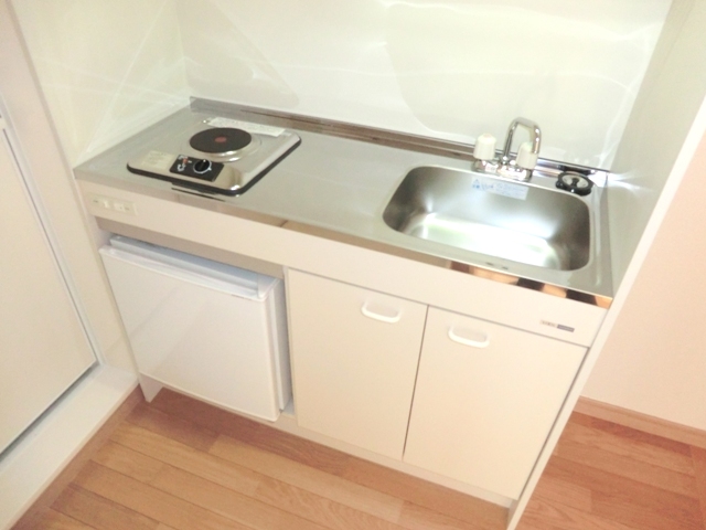 Kitchen. ☆ 1-neck electric stove ・ It is with a mini fridge ☆