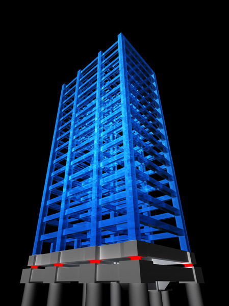 Buildings and facilities. An important house, The life of the family, Of seismic isolation technology has been created in order to protect from the unlikely event of an earthquake. Instead of resisting against the force of the earthquake, The idea of ​​flexibility to parry. When it is applied solid foundation structure to advanced technology, New era of Residence is born to bring the true peace of mind.  ※ Structure conceptual diagram