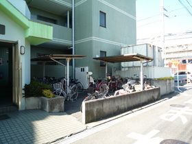 Other common areas. On-site bicycle parking lot