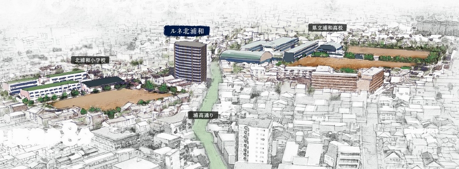 Rene Kitaurawa. (living ・ kitchen ・ bath ・ bathroom ・ toilet ・ balcony ・ terrace ・ Private garden ・ Storage, etc.)