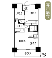 Floor: 3LDK + MC, occupied area: 68.21 sq m, Price: 33,900,000 yen, now on sale