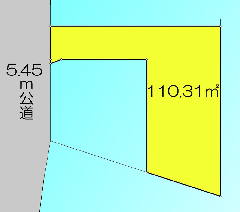 Compartment figure. Land price 41,710,000 yen, Land area 110.31 sq m