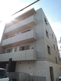 Building appearance. New auto lock apartment