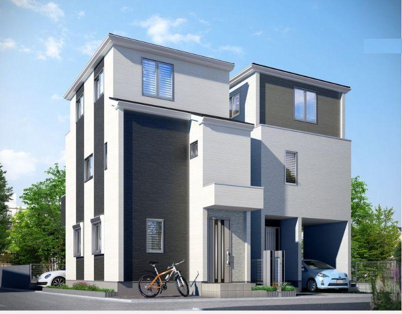 Rendering (appearance). For living environment of calm in the quiet, This design housing the birth of simple modern look.