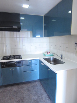 Kitchen. L-shaped kitchen! Work space has relaxed!