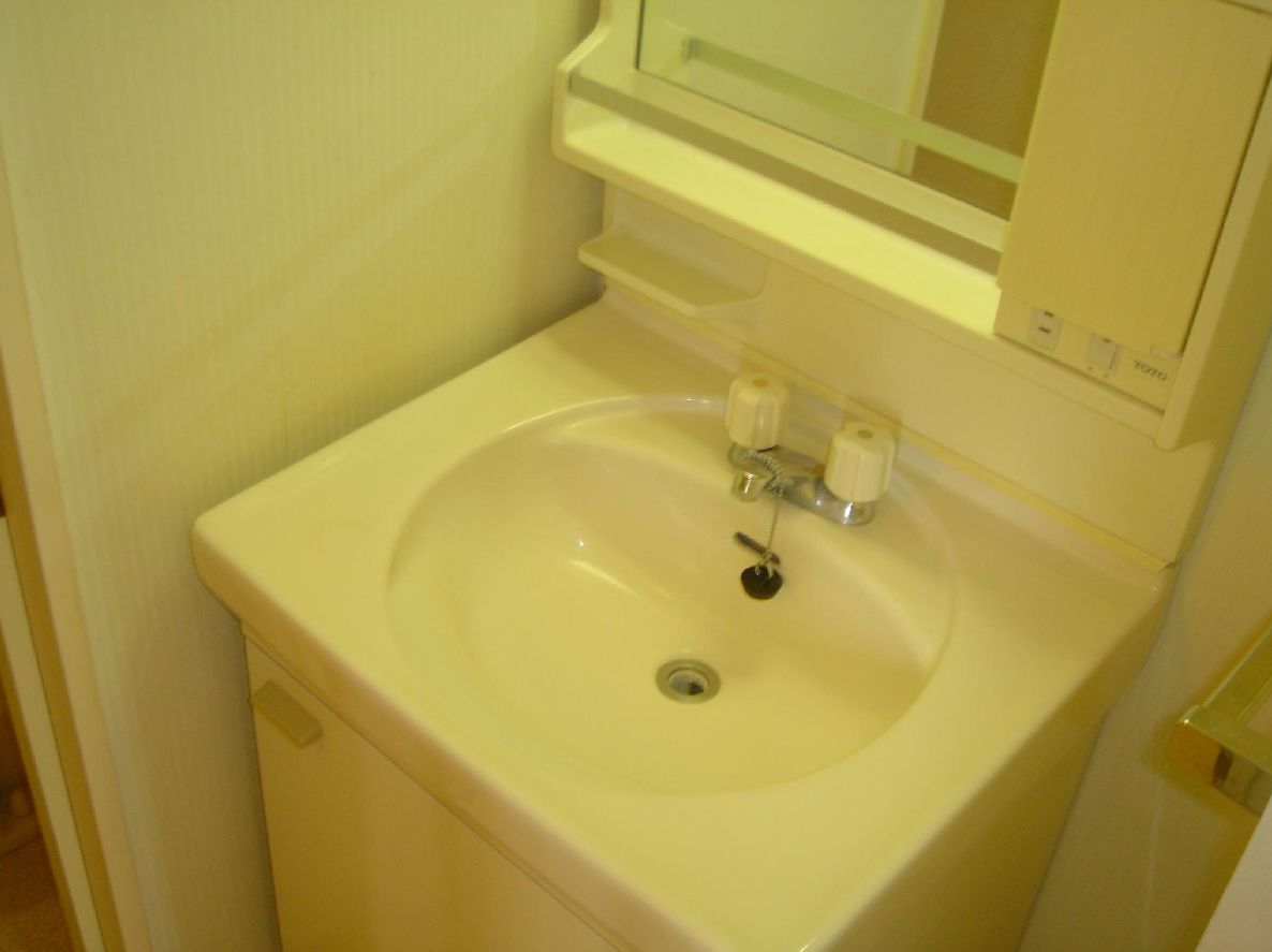 Washroom. Convenient independent wash basin.