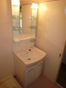 Washroom. Independent wash basin