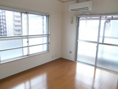 Living and room. Bright two-plane daylight Western-style