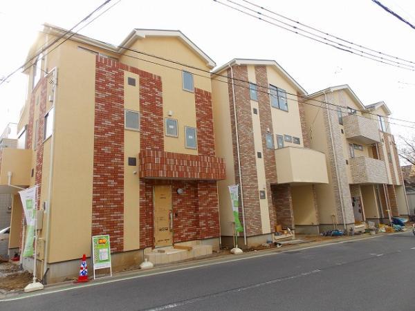 Local appearance photo. From left 1 Building 2 Building
