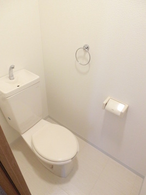 Toilet. It settles separate toilet is still