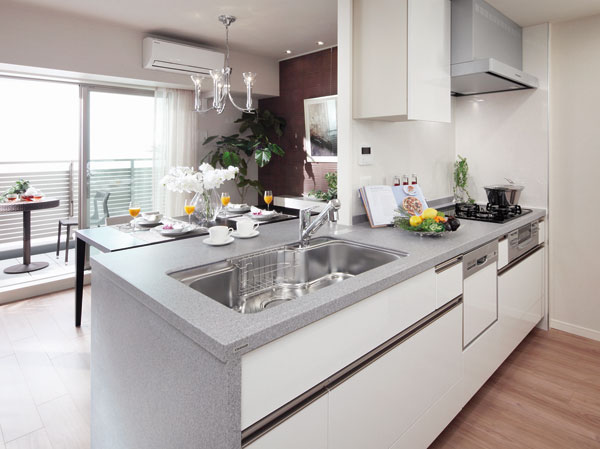 Kitchen.  [kitchen] More delicious. Get a more beautiful time. (Interior photos of the web is E-type ・ Menu 3 (paid ・ Those obtained by photographing the model room of the application deadline Yes), Part contains the paid option)