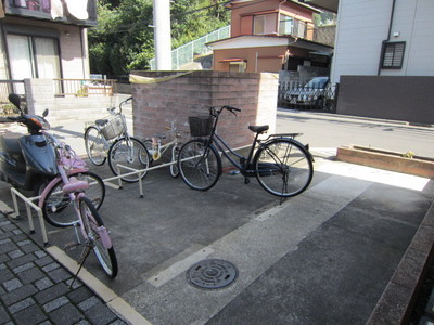 Other common areas. There is a parking lot on site