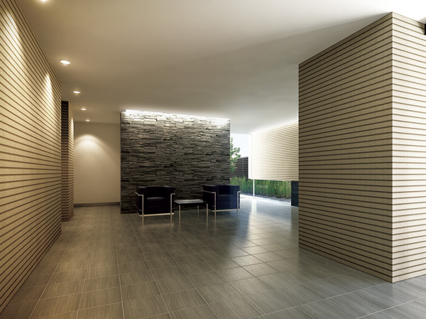 Buildings and facilities. Entrance Hall Rendering