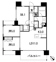 Floor: 2LDK + S + WIC + SIC (2 ~ 6th floor) / 3LDK+WIC+SIC(7 ~ 10 floor), the area occupied: 66.5 sq m