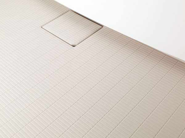 Bathing-wash room.  [Flagstone floor] High drainage, Suppressing the generation of mold and water stain, Adopt a non-slip Flagstone floor.