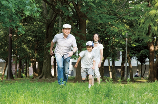 "Kitaurawa park is a favorite park. Family visited you well to holiday in, "said Inoue, like