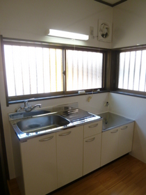 Kitchen. Gas stove is installed Allowed new kitchen.