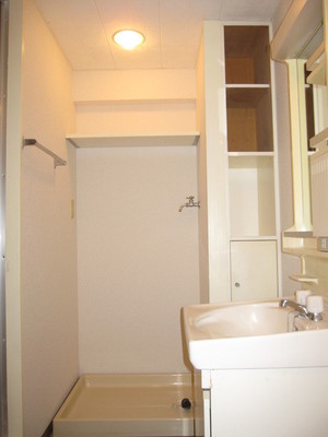 Washroom. shelf, shelf, shelf