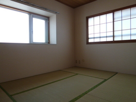 Living and room. Two-sided lighting Japanese-style room