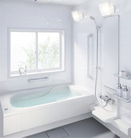 Bathroom. Is a bathtub that was aligned also serves as a breadth that can comfortably bathe the bench where you can enjoy a sitz bath.