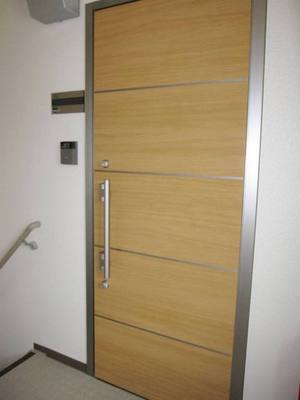 Other. Entrance door with a warm