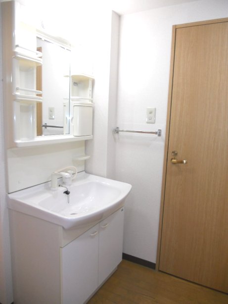 Washroom. We morning Shan also attached shower dresser can