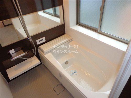 Bathroom. Comfortable tub sitz bath can enjoy