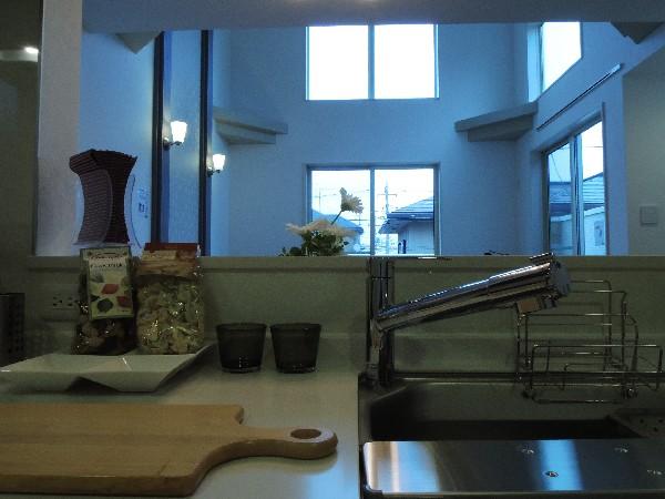 Kitchen. Faucet water purifier internal organs ・ Open face-to-face kitchen