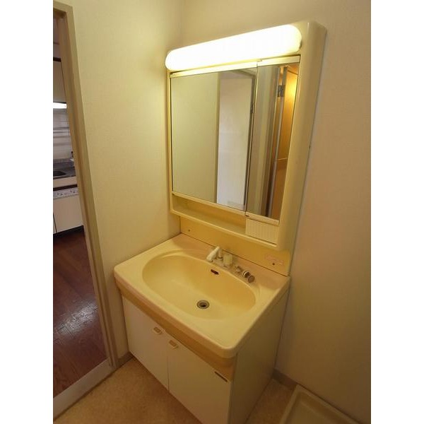 Washroom. Independent wash basin