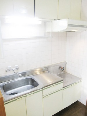 Kitchen. It is a compact kitchen!