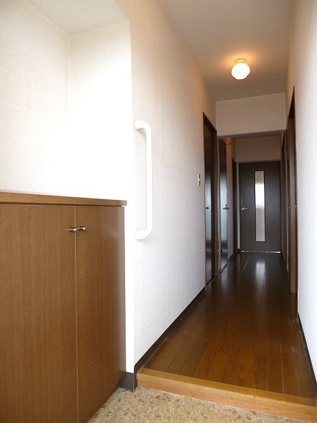 Entrance. Entrance hall with a shoe box