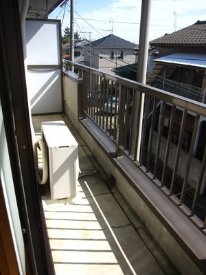 View. Bright veranda