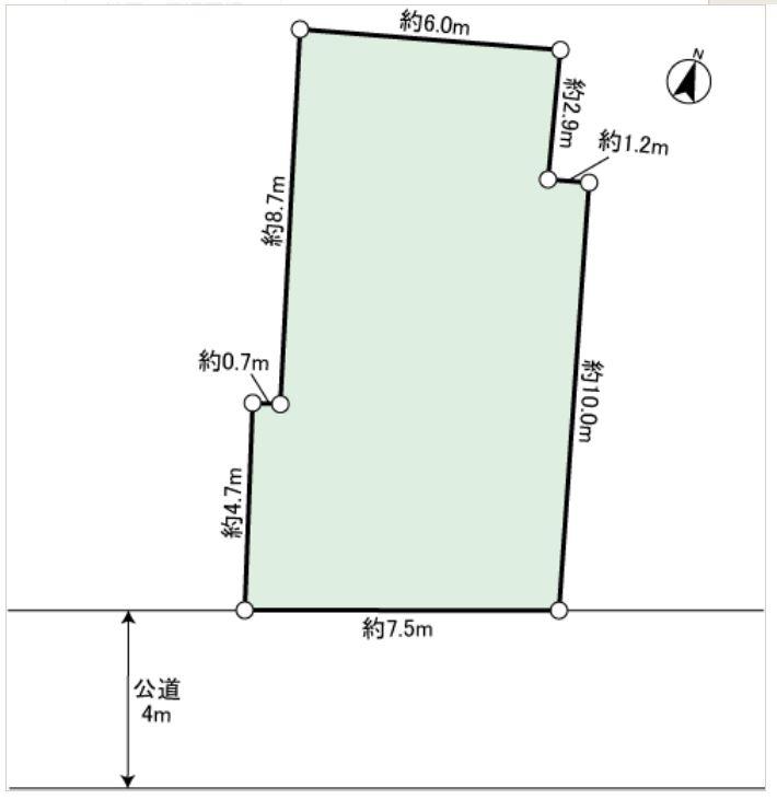 Compartment figure. Land price 30.5 million yen, Land area 93 sq m