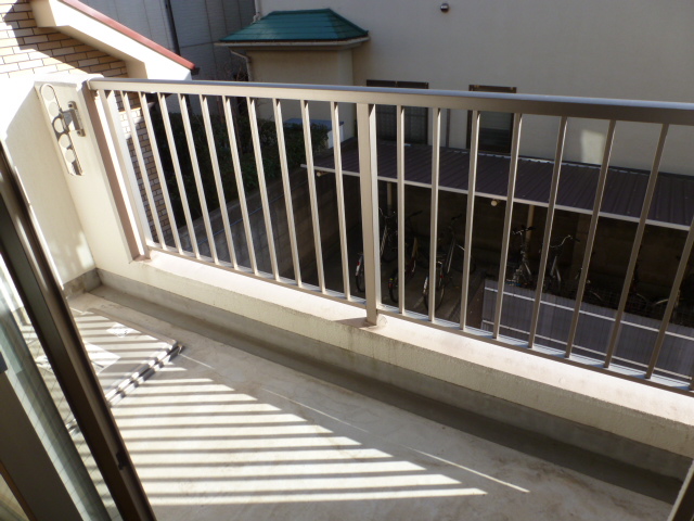 Balcony. Spacious spread of balcony